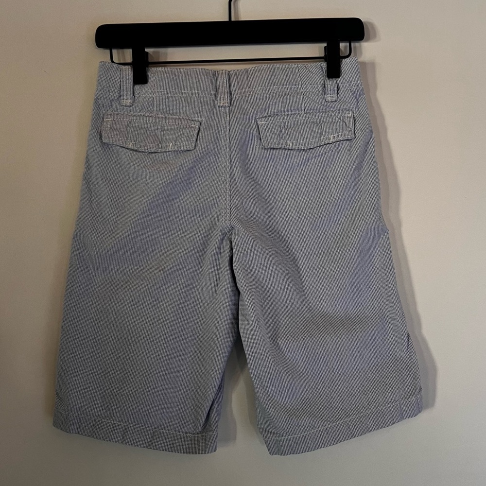 CHEROKEE SHORTS BOYS PLAID LIGHT BLUE AND WHITE - Picture 6 of 15
